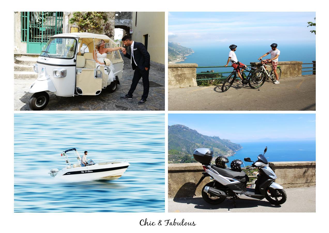 Sea View Villa In Ravello With Lemon Pergola, Gardens And Jacuzzi - Ideal For Elopements ภายนอก รูปภาพ