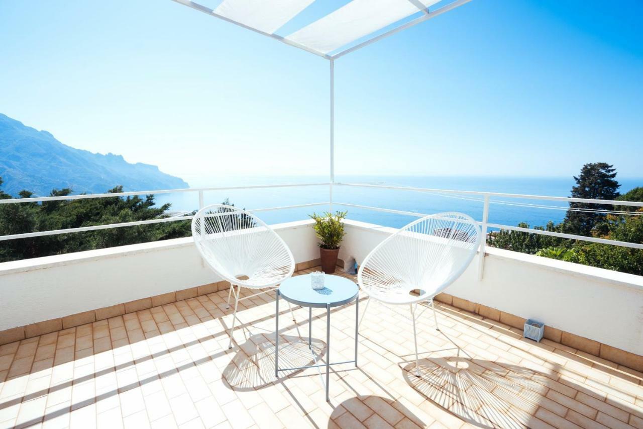 Sea View Villa In Ravello With Lemon Pergola, Gardens And Jacuzzi - Ideal For Elopements ภายนอก รูปภาพ